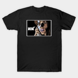 Sidney Phone Scream Movie Comic Adaption Panel Art T-Shirt